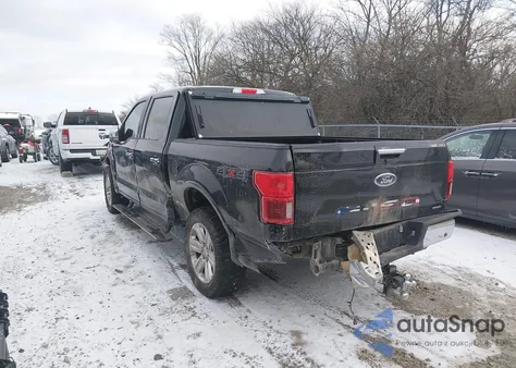 2018 Ford F-150 Lariat из США, поврежденный, VIN 1FTEW1EG8JFE30342